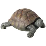 Boltze Figur Slomo Schildkröte (Dekofigur für Garten / Indoor, echtes Design, Maße 34x25x14 cm, Figur aus Kunststoff) 3784300