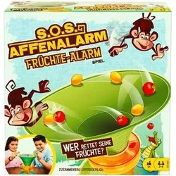 MATTEL GDJ90 MATTEL Games S.O.S. Affenalarm Früchte-Alarm Kinderspiel