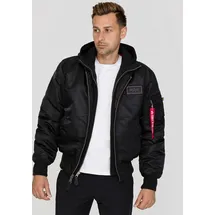 Alpha Industries Ma-1 D-tec Jacke Black / Black 3XL