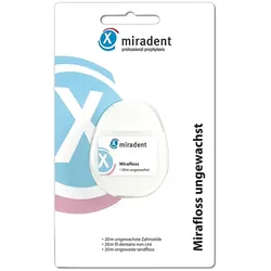 Miradent Zahnseide Mirafloss ungewachst 1 St