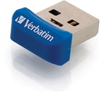 Verbatim Store 'n' Stay Nano USB-Stick, USB-3.2 Gen1, 64 GB, Speicherstick mini, USB-3-Stick für Laptop Notebook Ultrabook TV Autoradio, USB Nano Stick, flacher USB-Stick, blau