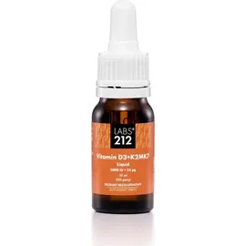 LABS212 Vitamin D3 + K2MK7 Öl 10 ml