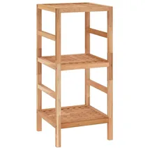 vidaXL Badregal 35,5x35,5x79 cm Massivholz Nussbaum vidaXL
