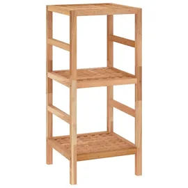 vidaXL Badregal 35,5x35,5x79 cm Massivholz Nussbaum vidaXL