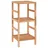 vidaXL Badregal 35,5x35,5x79 cm Massivholz Nussbaum