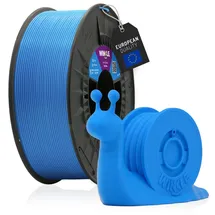 winkle feed your printer WINKLE PLA HD Filament 1.75mm Himmelblau, 1kg Spule, 3D Drucker Filament Kompatibel mit FDM Druckern, 3D-Druckmaterialien, Maßgenauigkeit +/- 0.05mm, Bioabbaubar Leicht zu Bedrucken