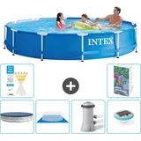 Frame Pool Rund - 366x76 Cm - 7-teilig  S74