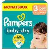Pampers Baby-Dry 6 - 10 kg 222 St.