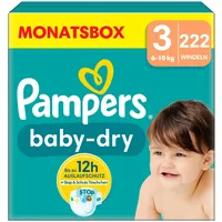 Pampers Baby-Dry 6 - 10 kg 222 St.