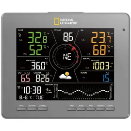 National Geographic Smarte Tuya-Wetterstation mit 7-in-1-Sensor
