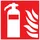 SafetyMarking® Brandschutzschild Feuerlöscher 20,0 x 20,0 cm
