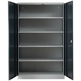 Proregal Aktenschrank 195 x 120 x 50 cm Grau