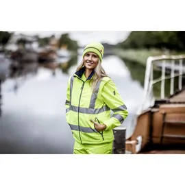 AS Arbeitsschutz Nitras Motion TEX VIZ, Warn-Fleecejacke XS | orange