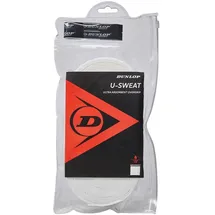 Dunlop Unisex U-Sweat Overgrip Griffband, Weiß, 30 Stück