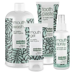 Australian Bodycare Kit für Mundtrockenheit mit 4 Produkten 725 ml