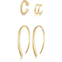 Elli Ohrringe Creolen Earcuff Blogger Trend 925 Silber