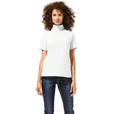 Heine Rollkragen-Shirt Kurzarm Weiß 48