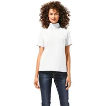 Heine Rollkragen-Shirt Kurzarm Weiß 48
