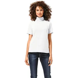 Heine Rollkragen-Shirt Kurzarm Weiß 48