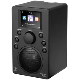 Krüger&Matz Internetradio schwarz