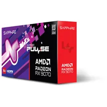Sapphire Pulse AMD RadeonTM RX 9070 GAMING Grafikkarte 16GB GDDR6 HDMI/DP