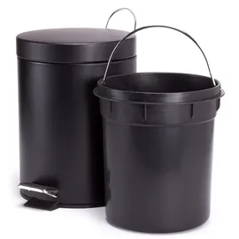 MSV Kosmetikeimer 3 l Schwarz matt