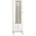 Lomadox Vitrine GUBIN-131 55 x 40 x 190 cm Weiß/Gelb