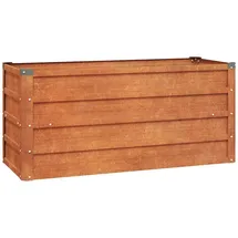 vidaXL Hochbeet Rostig 100 x 40 x 45 cm Cortenstahl