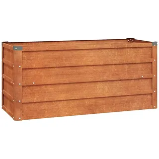 vidaXL Hochbeet Rostig 100 x 40 x 45 cm Cortenstahl