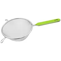 Fackelmann Sieb Ø 16 cm, Küchensieb aus Edelstahl, feinmaschiger
