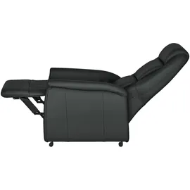 HIMOLLA Fernsehsessel grau - Leder 9773 ¦ grau ¦ Maße (cm): B: 69 H: 110 T: 85.0