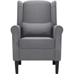 vidaXL Sessel Dunkelgrau Stoff