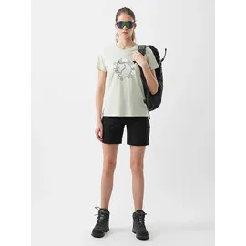 Fjällräven Abisko Hybrid Trail Shorts Damen Schwarz 42