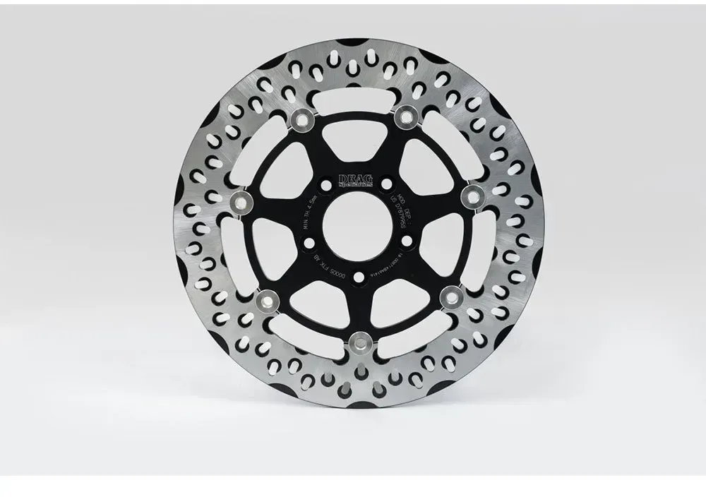 Drag Specialties Serie Ftk Harley Davidson Flde 1750 Abs Softail Deluxe 107 20 Bremsscheibe - Silver / Black - One Size