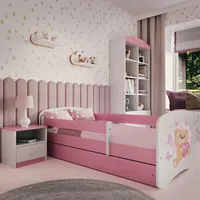 raumhirsch furniture Kinderbett 80 x 180 cm Holzwerkstoff rosa