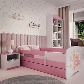 raumhirsch furniture Kinderbett 80 x 180 cm Holzwerkstoff rosa