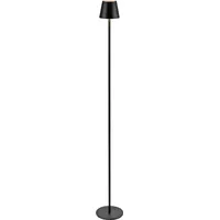 Selltec LED Stehleuchte Touch höhenverstellbar, dimmbar Touchdimmer, IP54, USB,