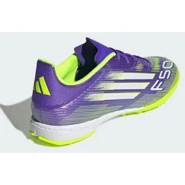 adidas F50 League TF Herren Purple Rush/Ftwr White/Lucid Lemon 42 2/3