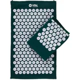 Bodhi VITAL Akupressurmatten-Set | Massagematte & Kissen inkl. Tasche | Nadelkissen zur Selbstmassage | Entspannungsmatte gegen Nacken und Rückenschmerzen | Fakirmatte für zu Hause | petrol