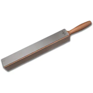 Schmiedeglut Diamantleder Unlimited 5-in-1 Messerschärfer - Profi Schärfer mit Diamantplatten, Abziehleder mit Diamant Polierpaste & Diamantrundstab - Für Küchen, Wellenschliff- & Recurveschliffmesser