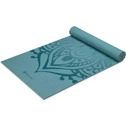 GAIAM YOGAMATTE NIAGARA 6MM PREMIUM, dunkeltürkis, ONE SIZE