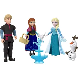 Mattel Puppenzubehör Charakterset mit 4 kleinen Puppen und 4 Zubehörteilen mehrfarbig JJP89