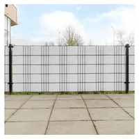 vidaXL Balkon-Sichtschutze 5 Stk. Weiß 255x19 cm Poly Rattan
