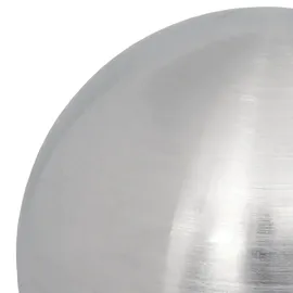 vidaXL Gartenbrunnen Gebürsteter Ball Ø 30 cm Silber Edelstahl 201