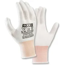 teXXor® Schnittschutz-strickhandschuhe Ohne Beschichtung, Weiß