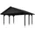 SKANHOLZ Doppel-Carport Wallgau 6,20 x 5,00 m grau mit roten Schindeln
