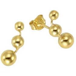 Celesta Gold Ohrstecker 333/- Gold Ohrringe   Weiss Damen 