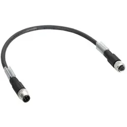 Schneider Electric TCSXCN1M1F2E Bus-Kabel TM7 (Daisy Chain), gerade, M12B Stecker/Buchse, 2m