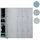Mendler Schließfach Boston T829, Schließfachschrank Wertfachschrank Spind, Metall 12 Fächer ~ grau