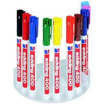 edding Permanentmarker 400 sortiert 10 St. Schwarz/Blau/Rot/Grün/Orange/Gelb/Violett